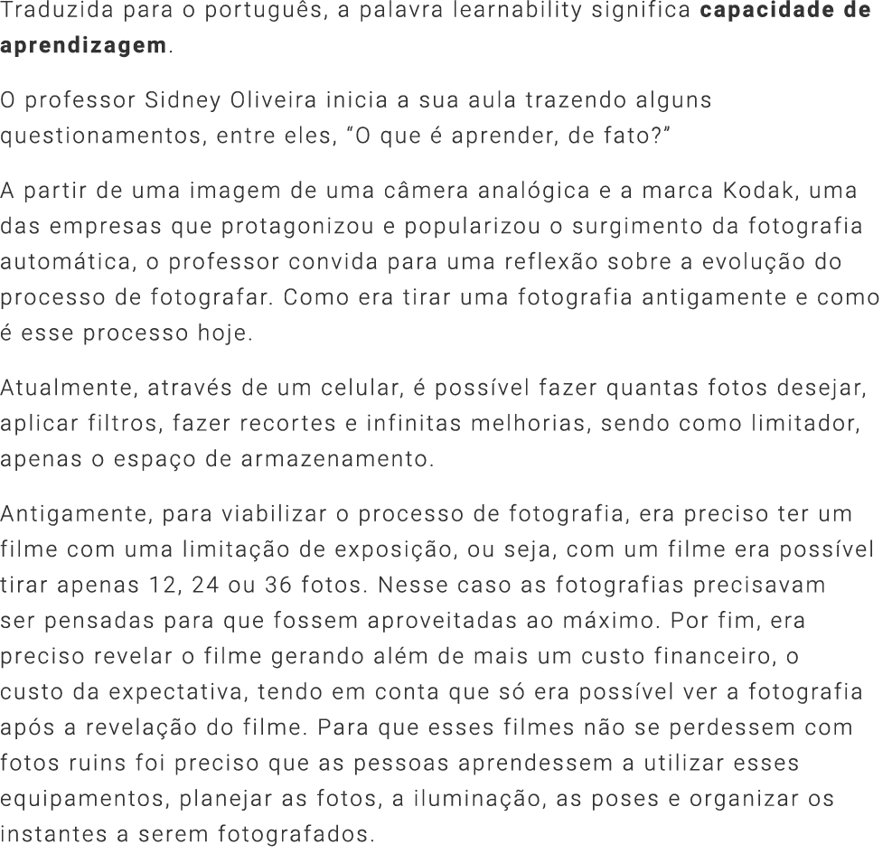 Ementa da Disciplina