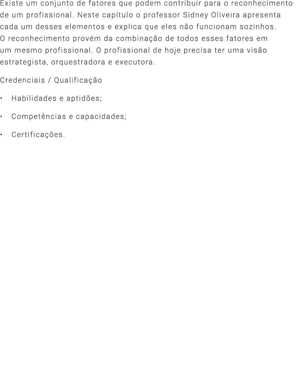 Ementa da Disciplina