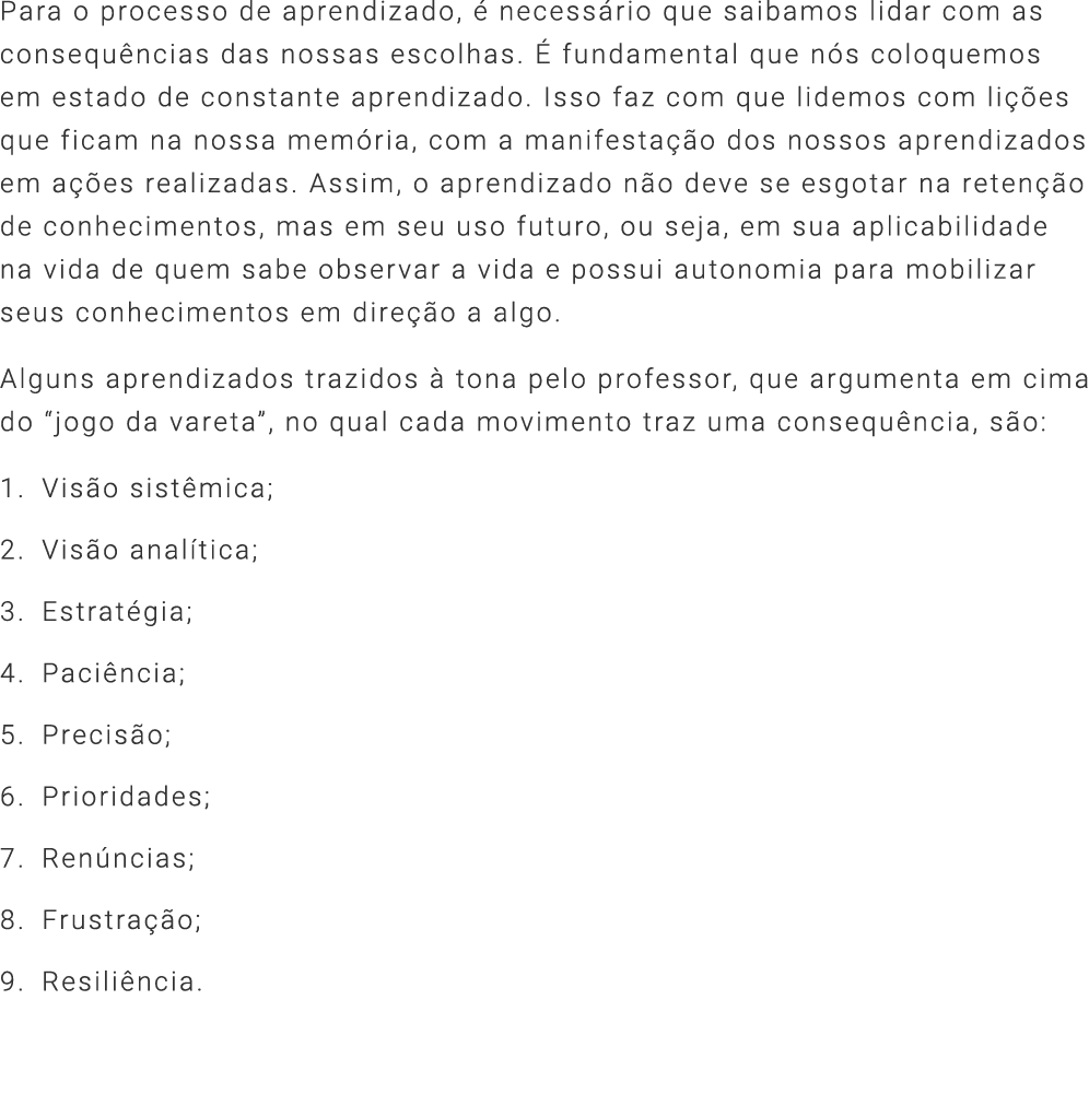 Ementa da Disciplina