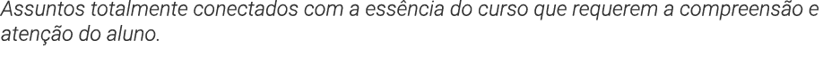 Ementa da Disciplina