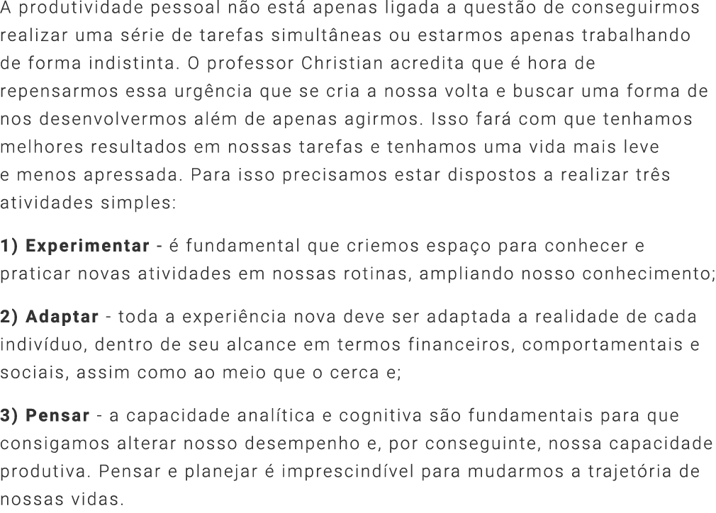 Ementa da Disciplina