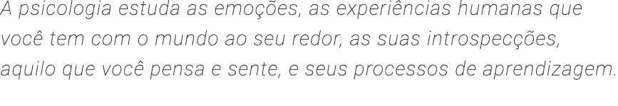 Ementa da Disciplina