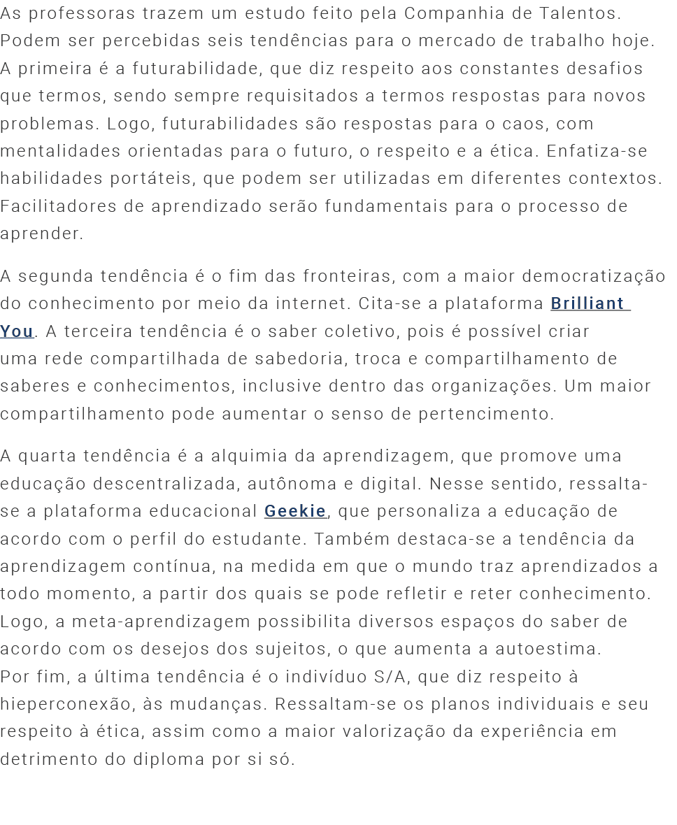 Ementa da Disciplina