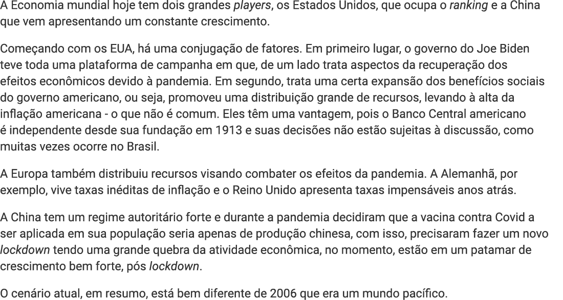 Ementa da Disciplina