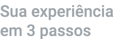 Sua experi ncia em 3 passos